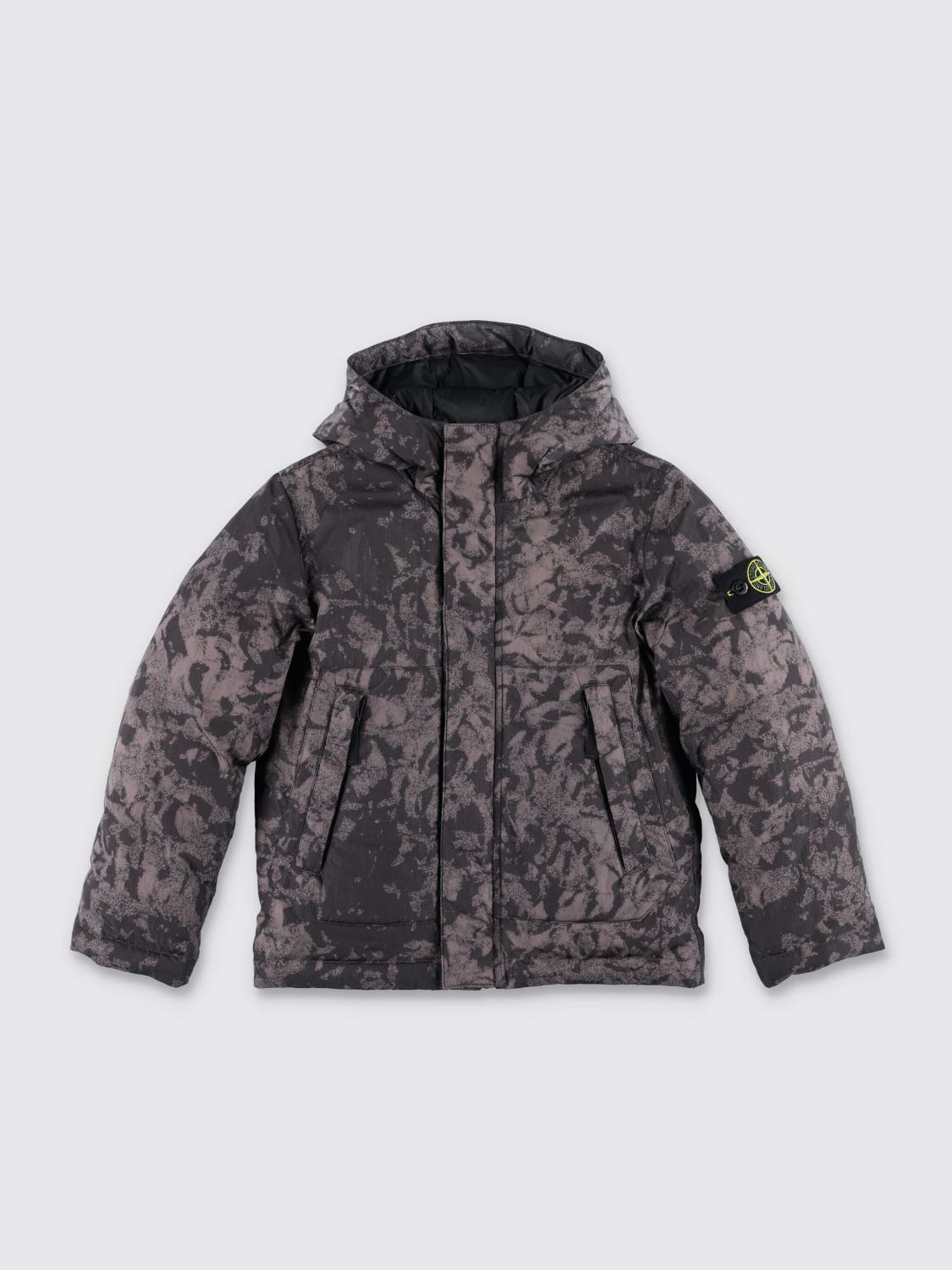 Stone Island Junior Jacket  Kids Color Black In Schwarz