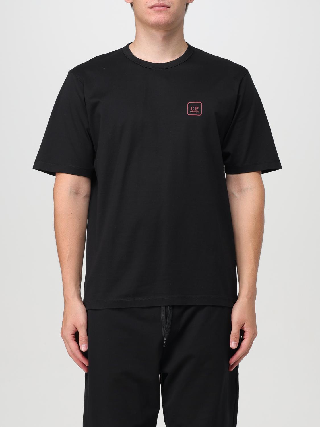 Shop C.p. Company T-shirt  Men Color Black In Schwarz