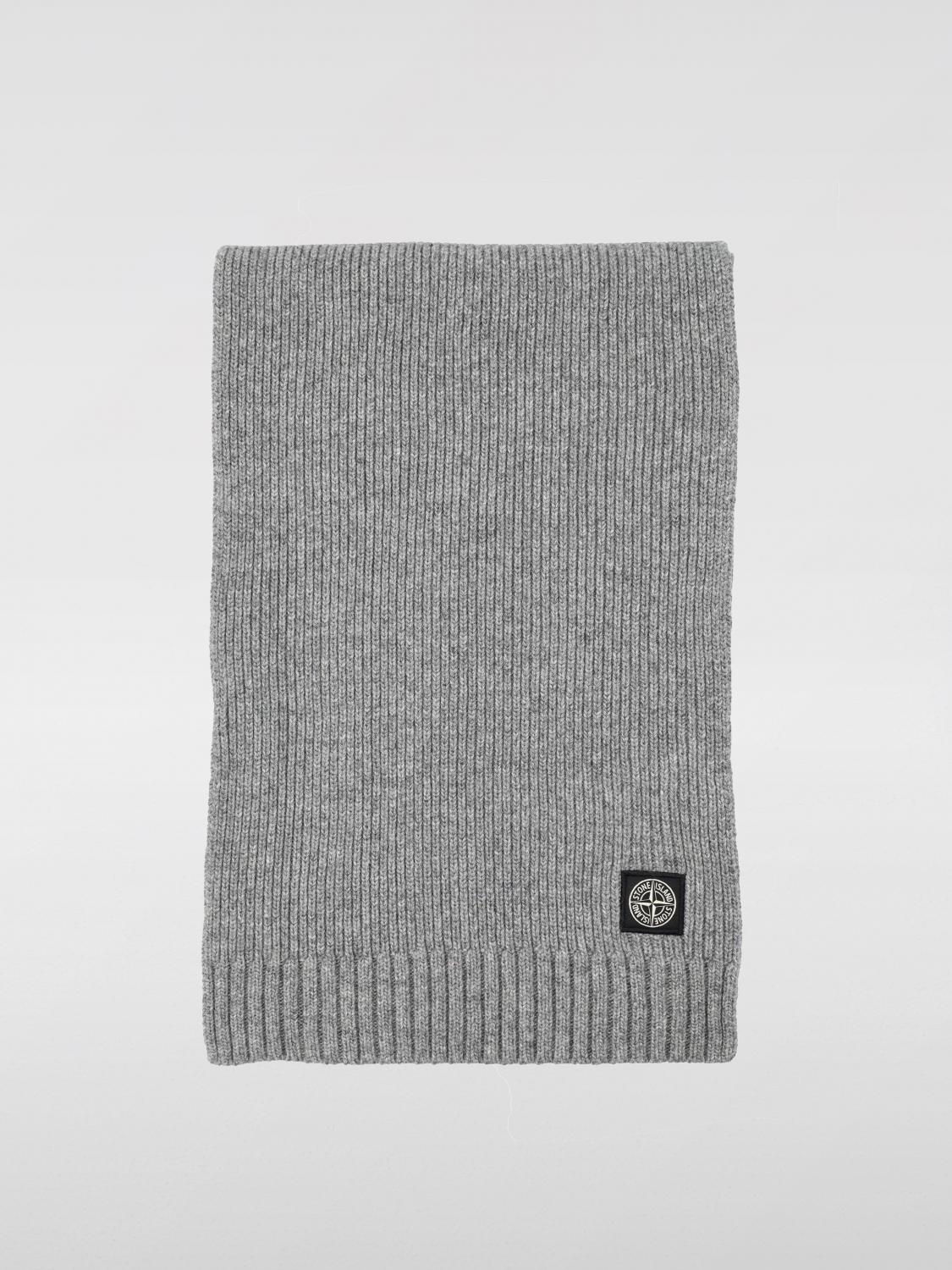 Shop Stone Island Junior Boy's Scarf  Kids Color Grey In Grau