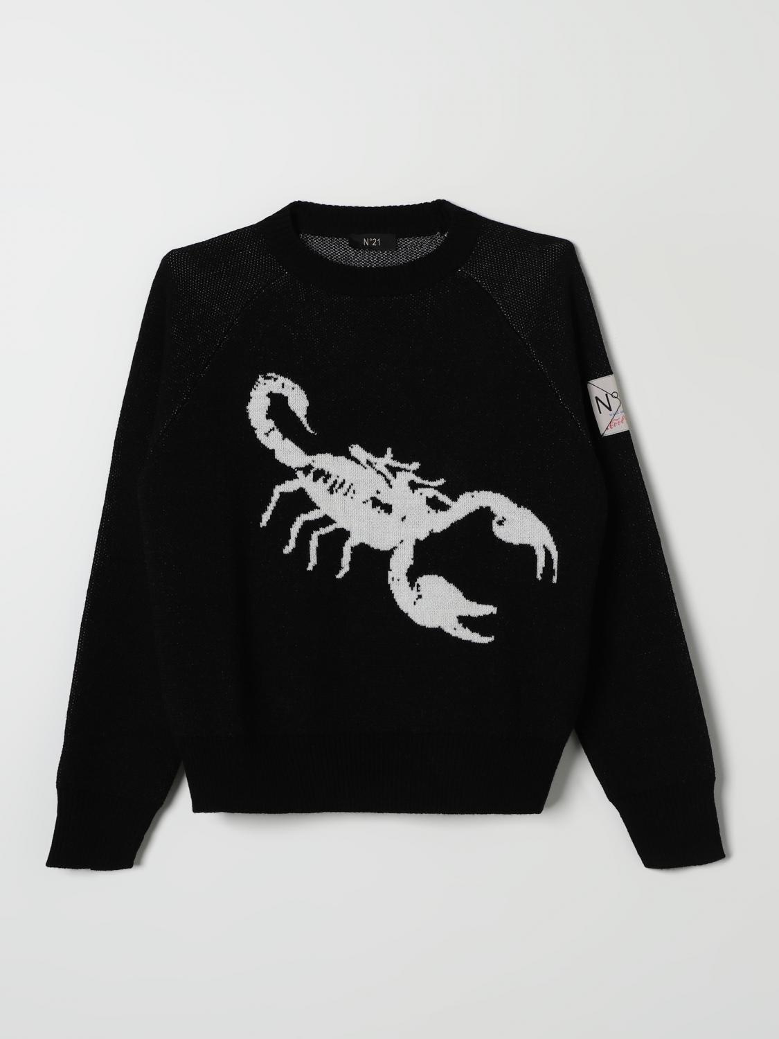 Shop N°21 Sweater N° 21 Kids Color Black In Schwarz