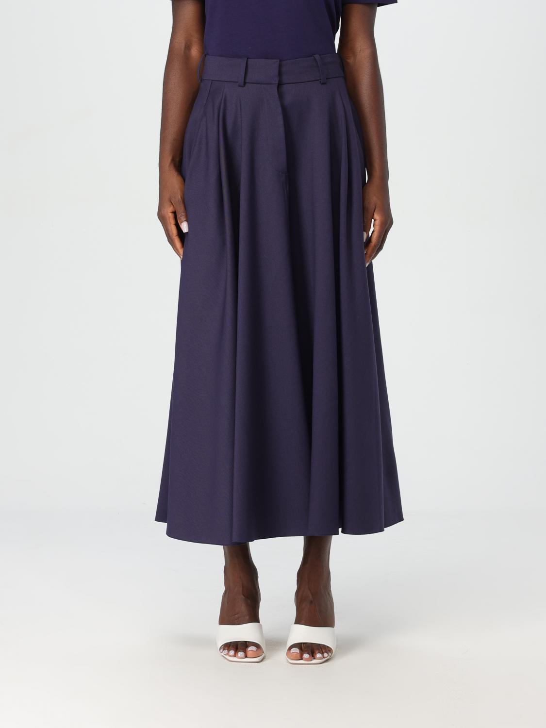 Elisabetta Franchi Skirt Woman Color Navy In Navy