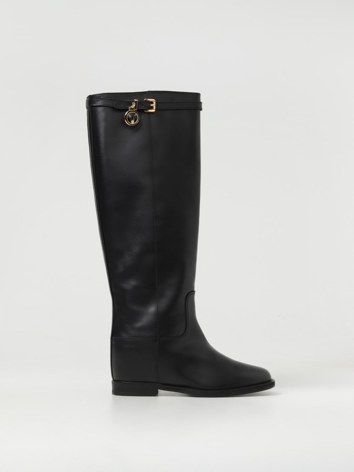 Shop Via Roma 15 Boots  Woman Color Black In Schwarz