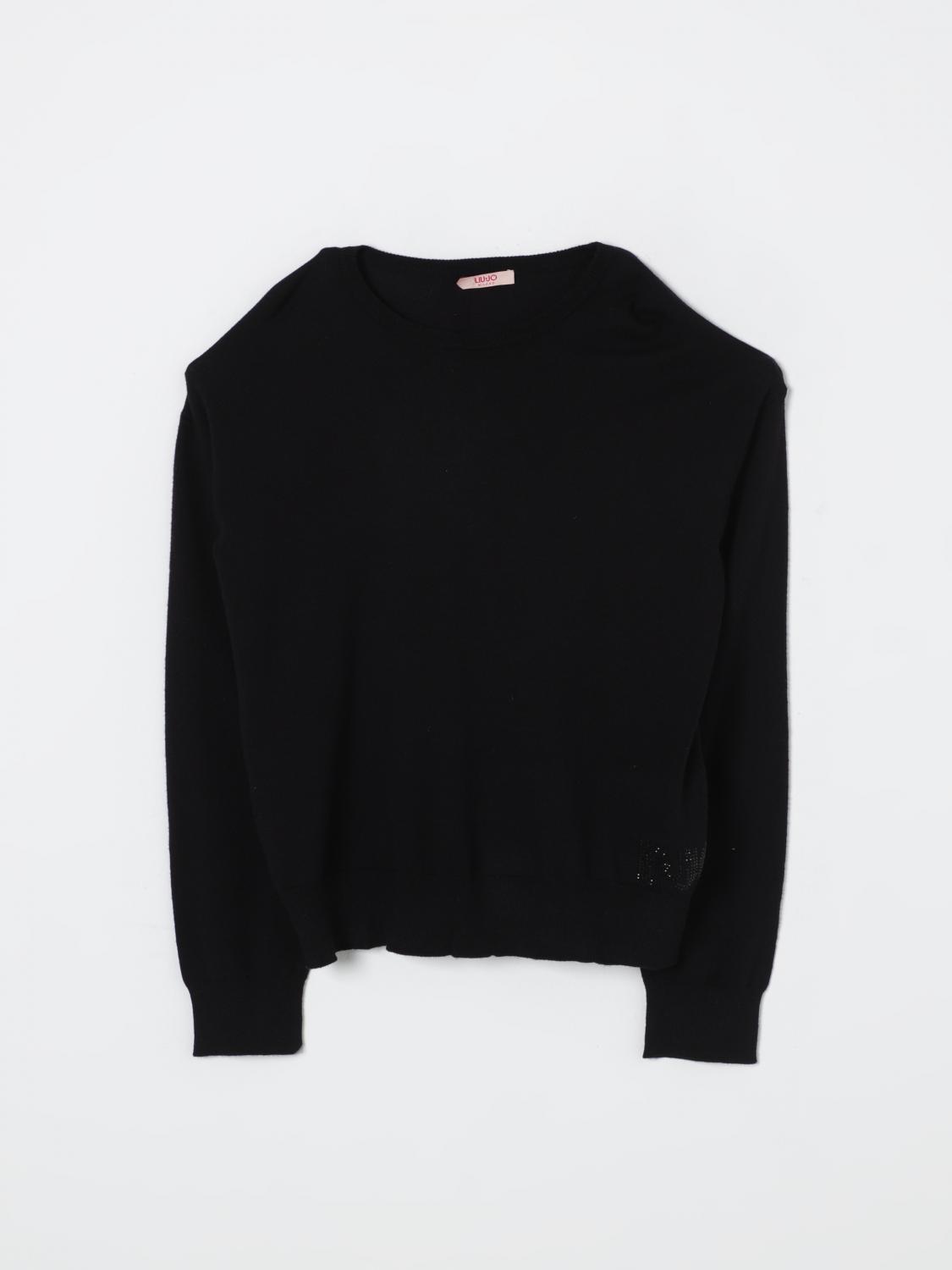 Shop Liu •jo Sweater Liu Jo Kids Color Black In 黑色