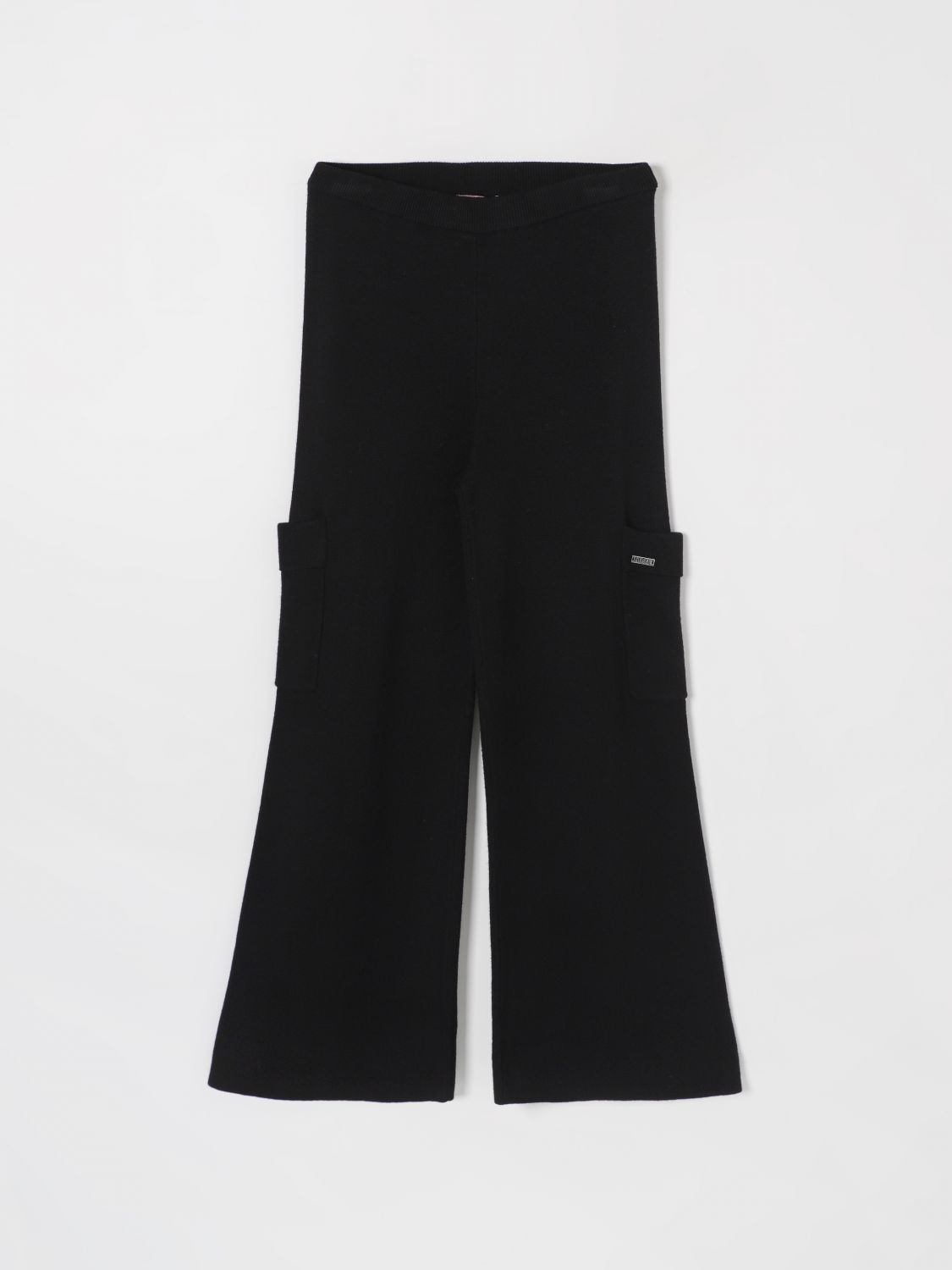 Shop Liu •jo Pants Liu Jo Kids Color Black In Schwarz