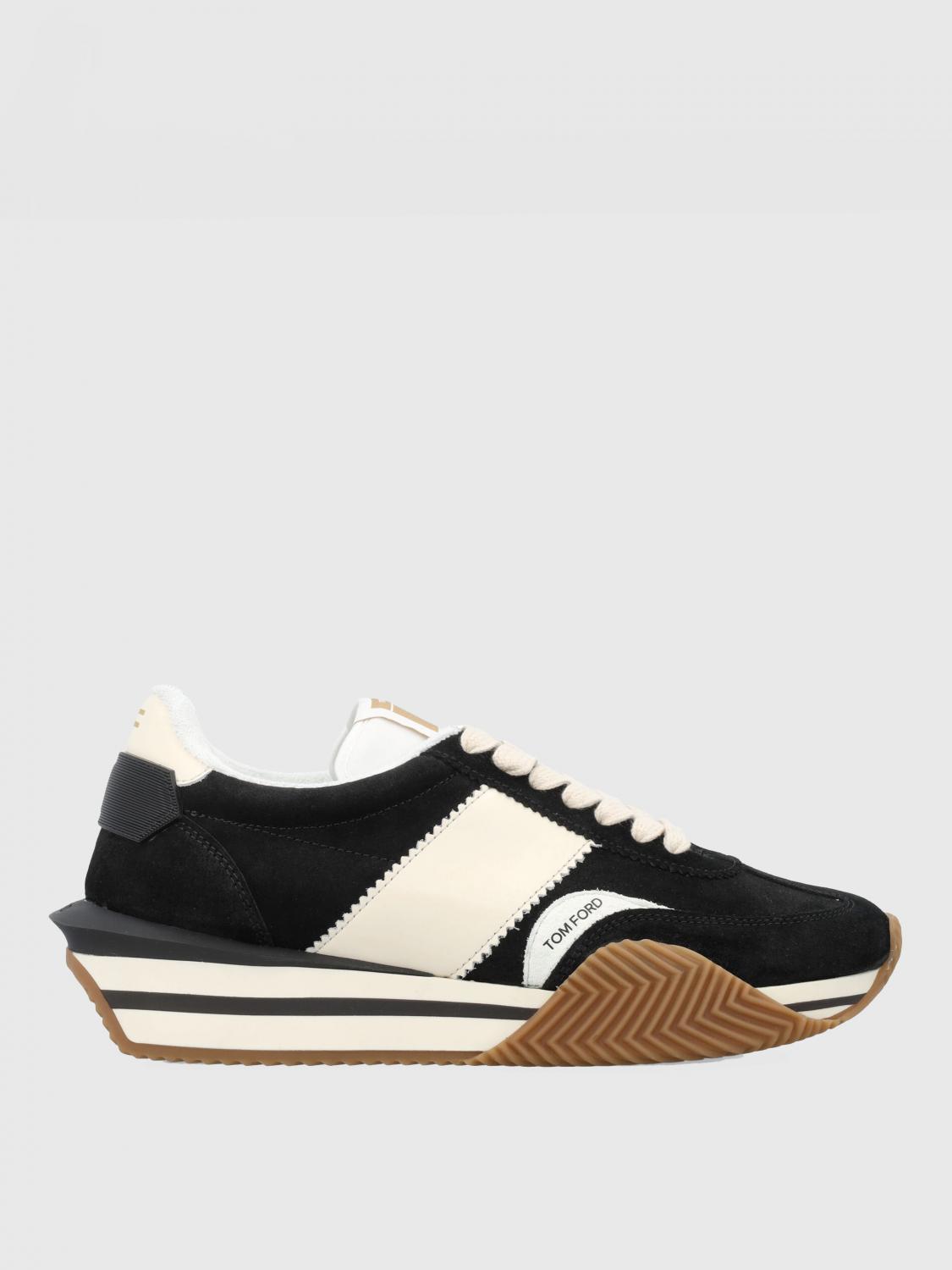 Shop Tom Ford Sneakers  Men Color Black In Schwarz