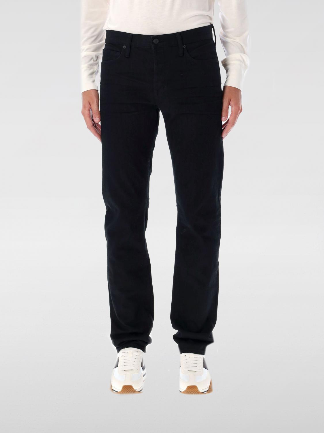 Shop Tom Ford Jeans  Men Color Black In Schwarz