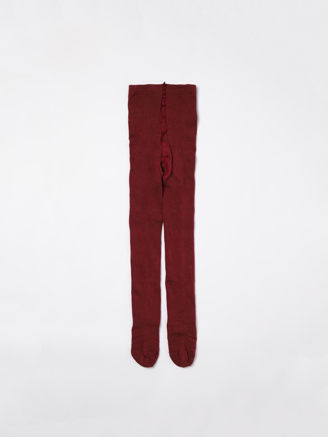 Il Gufo Girls' Socks Kids Color Burgundy In Burgunderrot