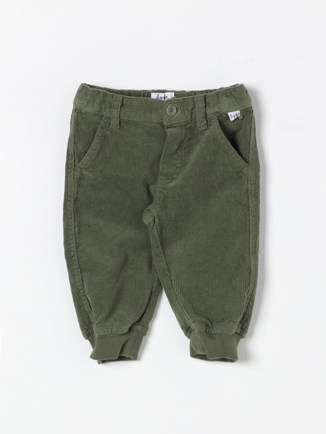 Shop Il Gufo Pants  Kids Color Green In Grün