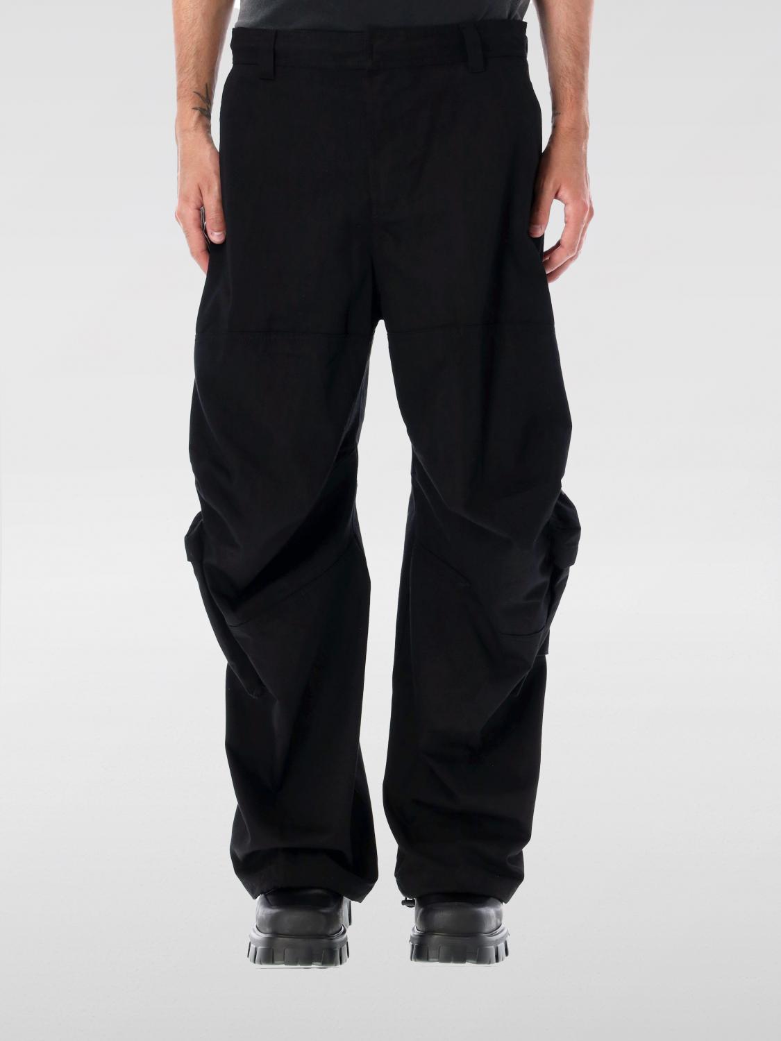 Shop Diesel Pants  Men Color Black In Schwarz