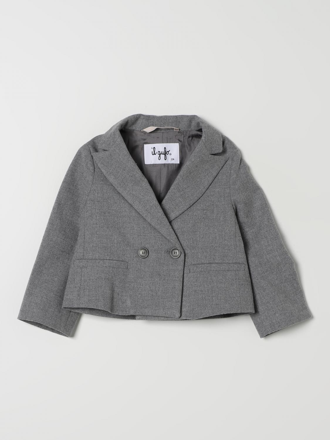 IL GUFO BLAZER IL GUFO KIDS COLOR GREY F87529020