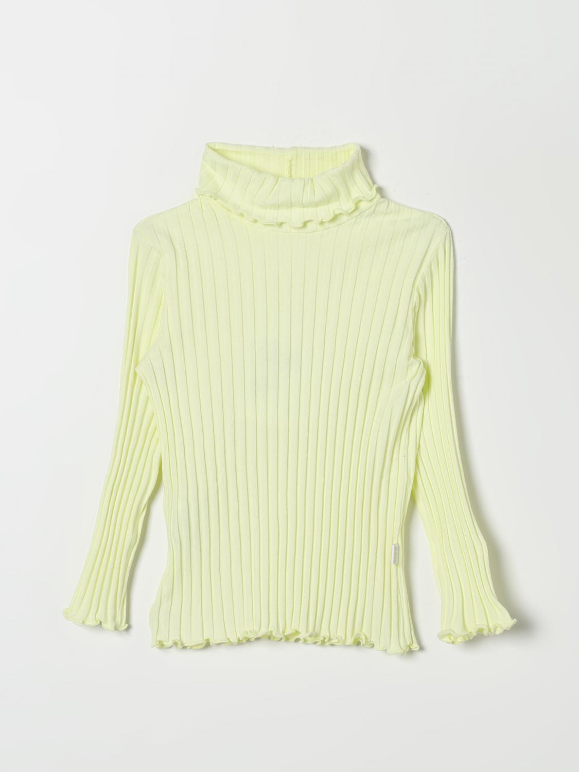 Shop Il Gufo Sweater  Kids Color Lime In Limette