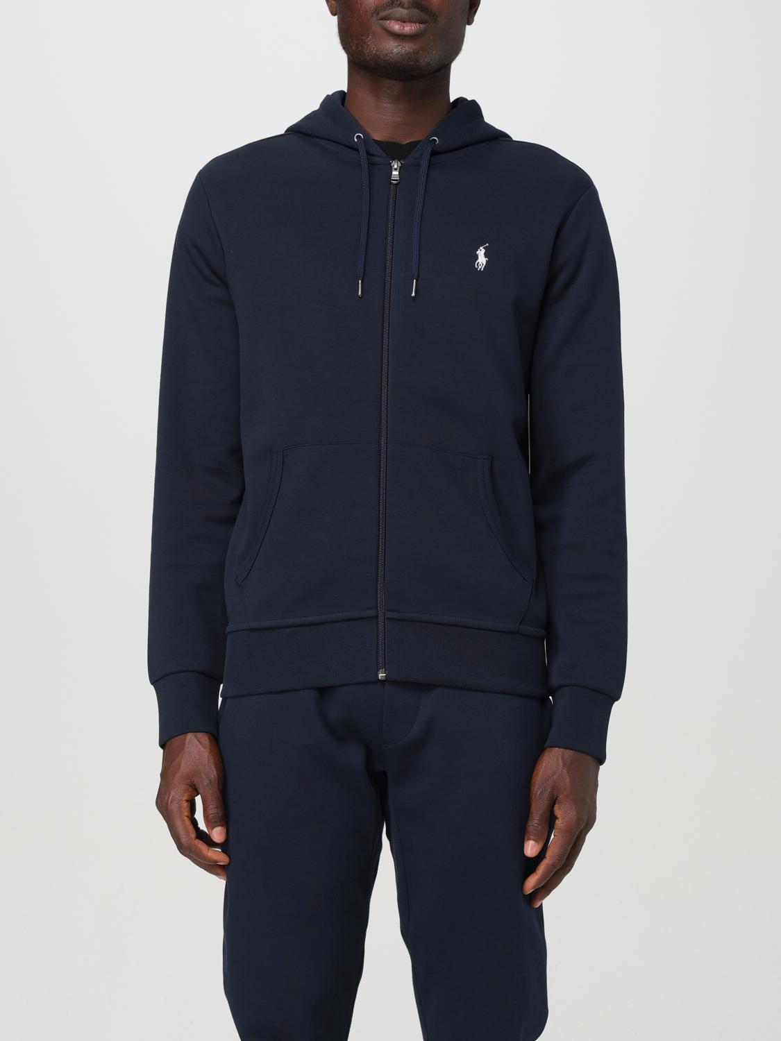 Shop Polo Ralph Lauren Sweatshirt  Men Color Navy