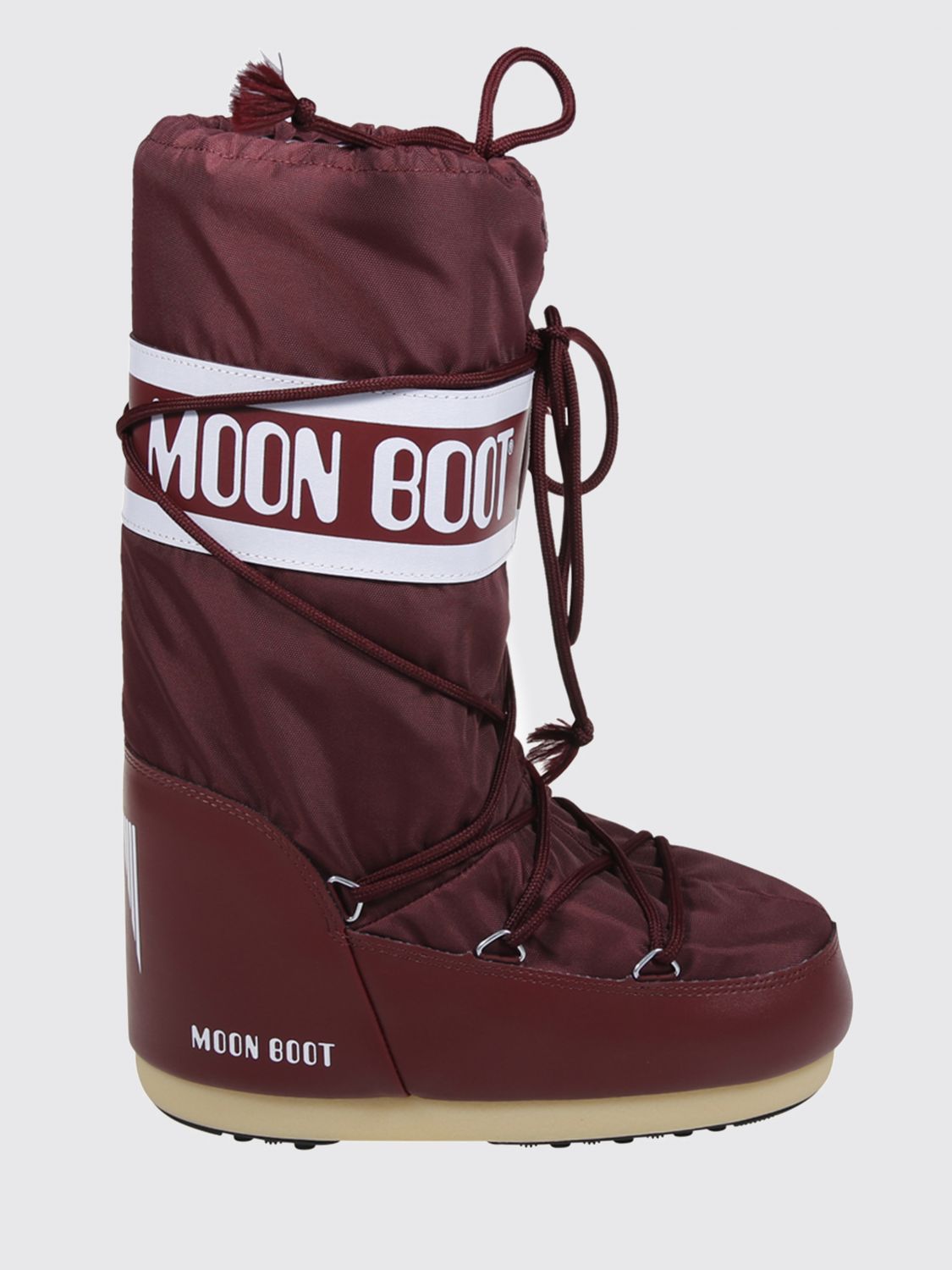 Moon Boot Boots  Woman Color Burgundy In Burgundy