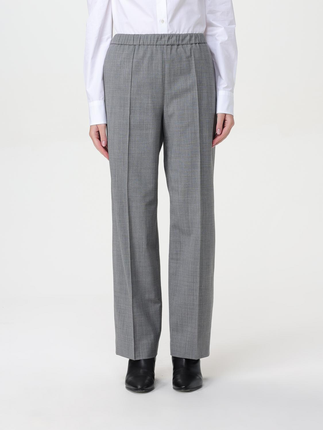 Fabiana Filippi Norcia Flannel Trousers In Grau