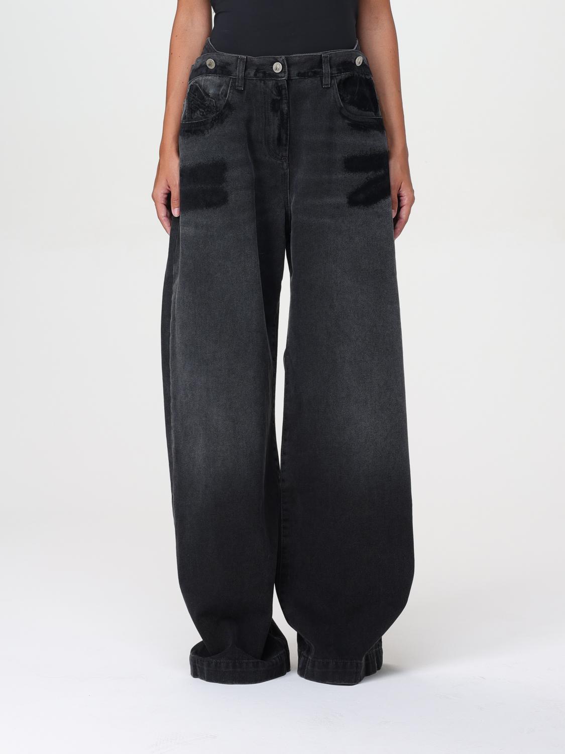 Attico Jeans The Woman Color Black In Schwarz