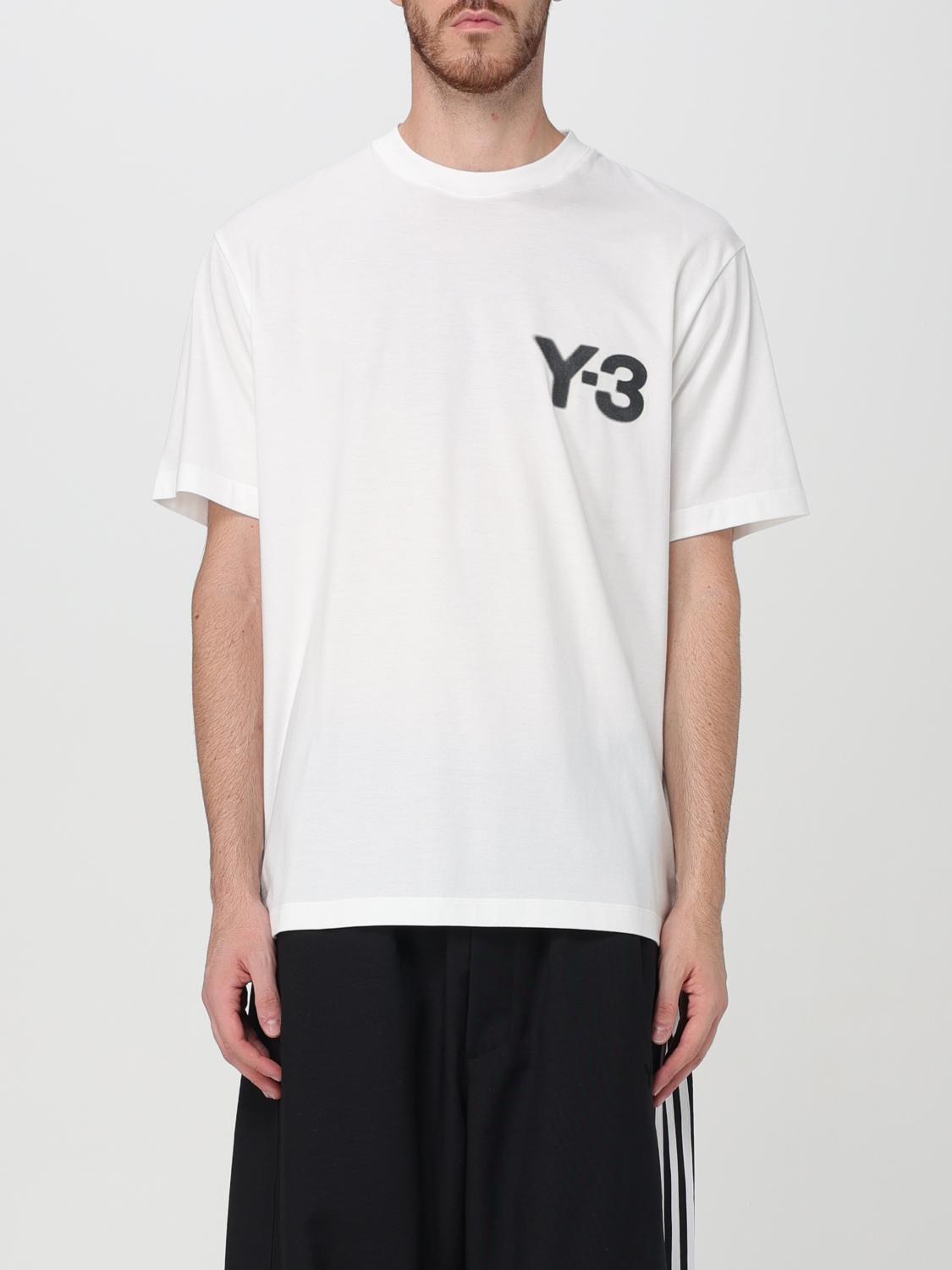 Shop Y-3 T-shirt  Men Color White In Weiss