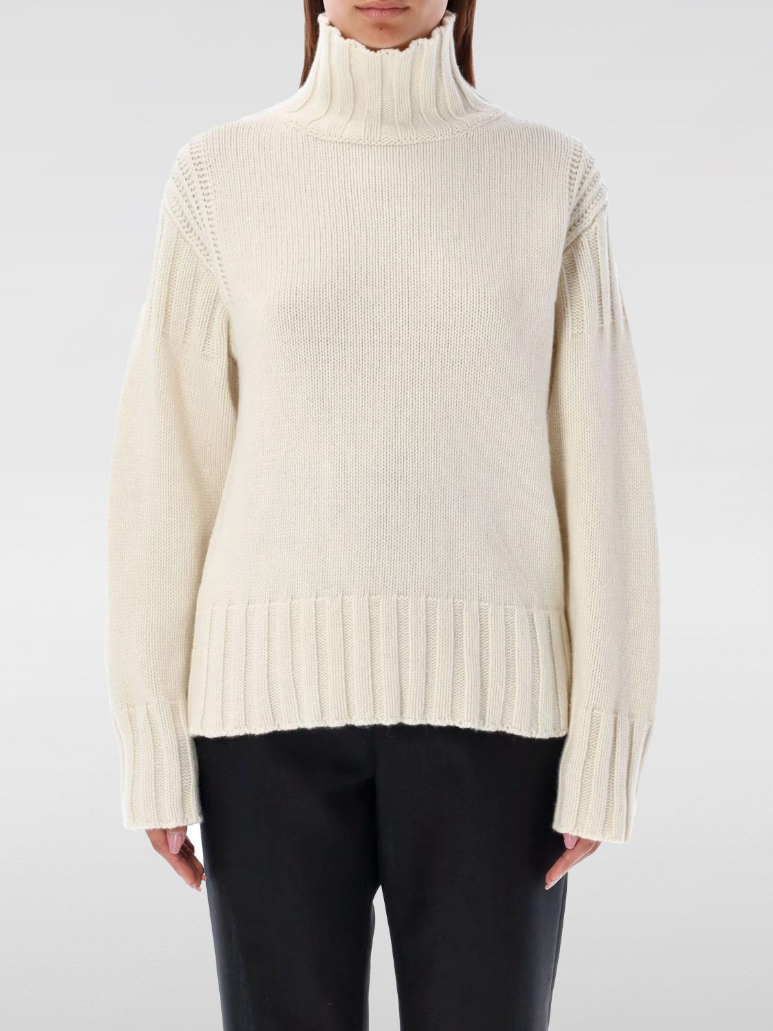 Jil Sander Women's High Neck Cashmere In Beige