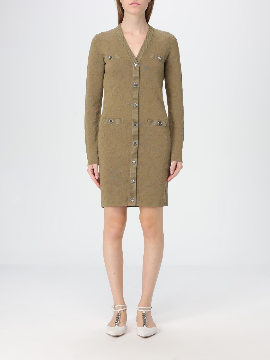 Pinko Dress Woman Color Grey In Grau