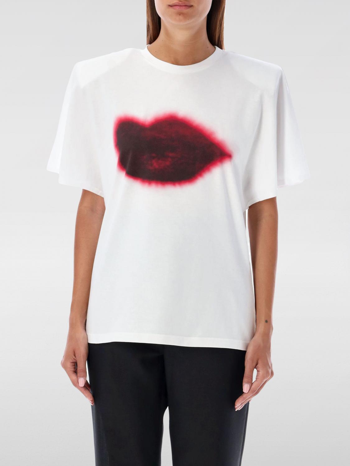 Shop Stella Mccartney T-shirt  Woman Color White In Weiss