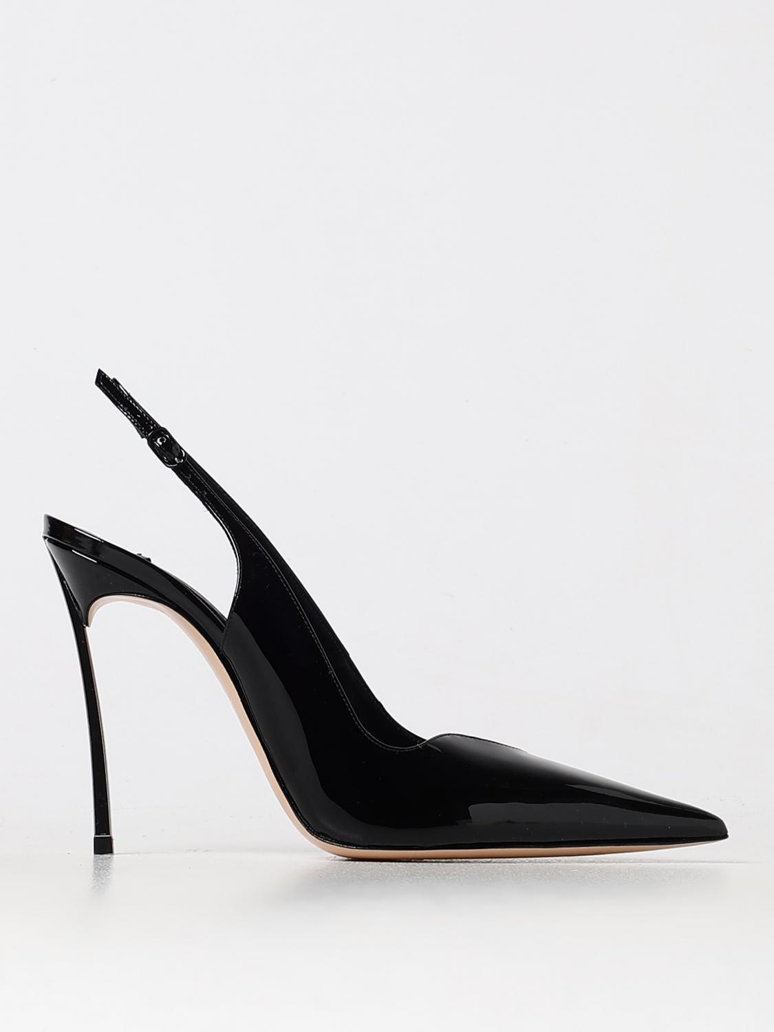 Shop Casadei High Heel Shoes  Woman Color Black In Schwarz