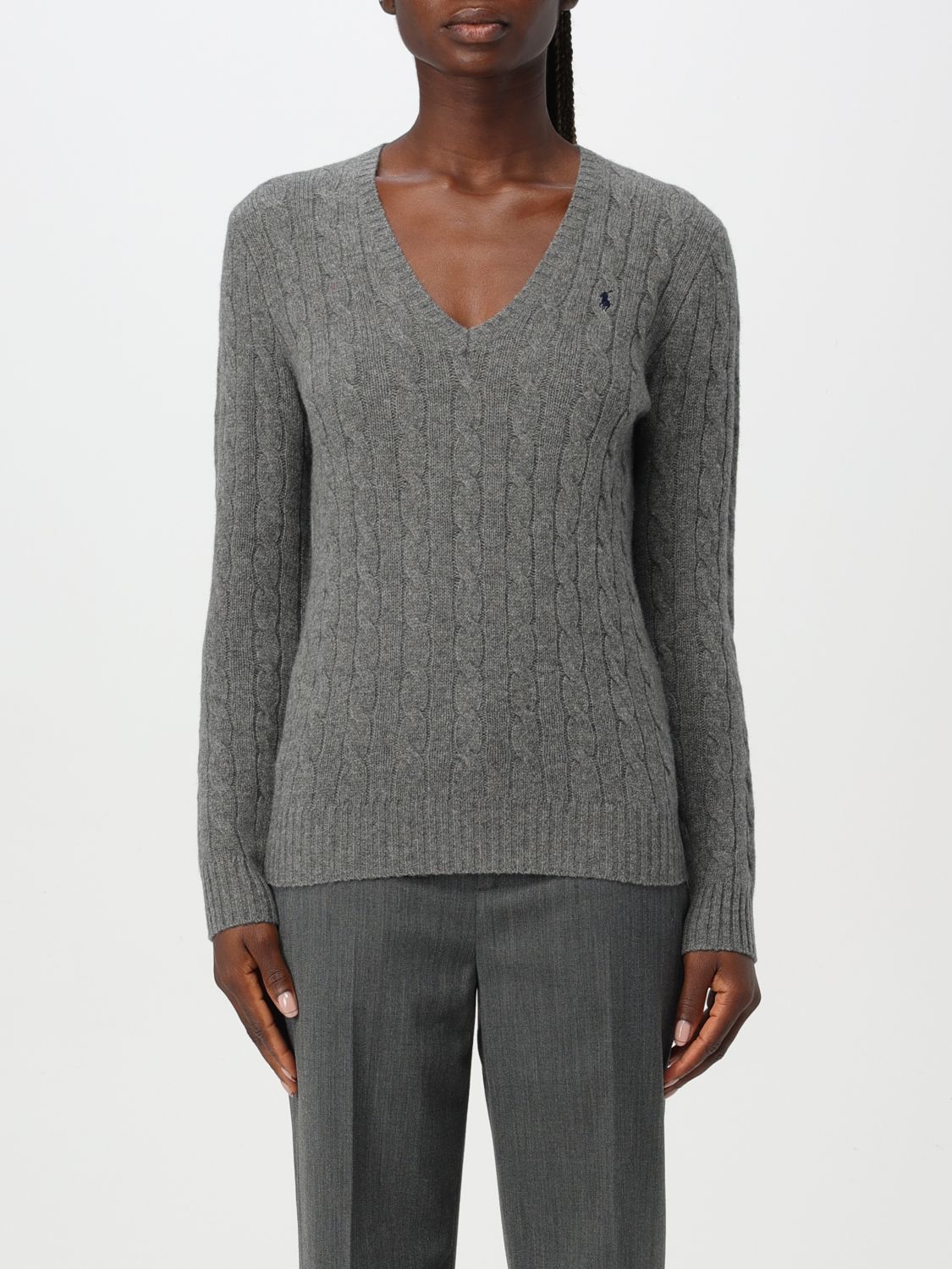 Polo Ralph Lauren Sweater  Woman Color Grey In Grau