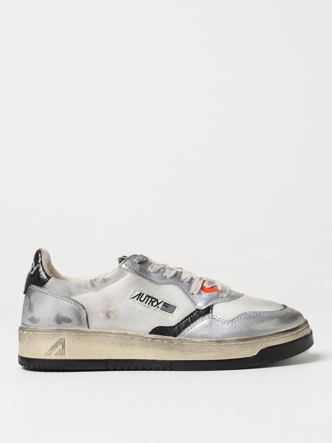 Autry Medalist Super Vintage Low Sneakers In White