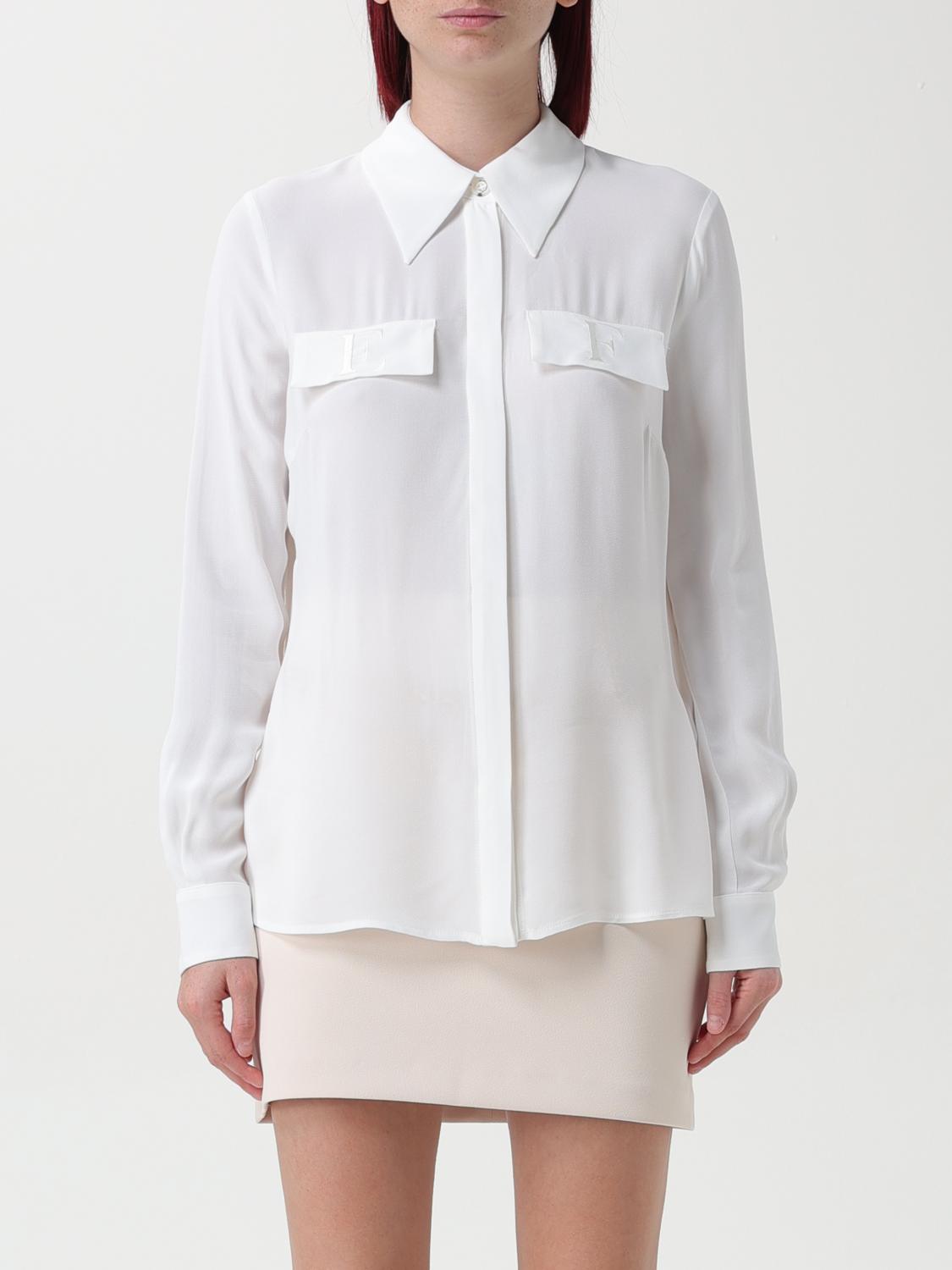 Elisabetta Franchi Shirt Woman Color Ivory In Ivory