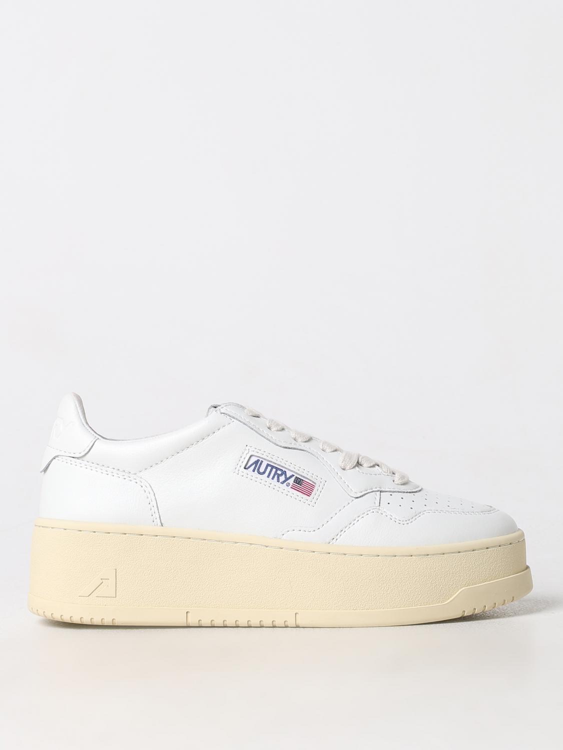 Shop Autry Sneakers  Woman Color White In Weiss