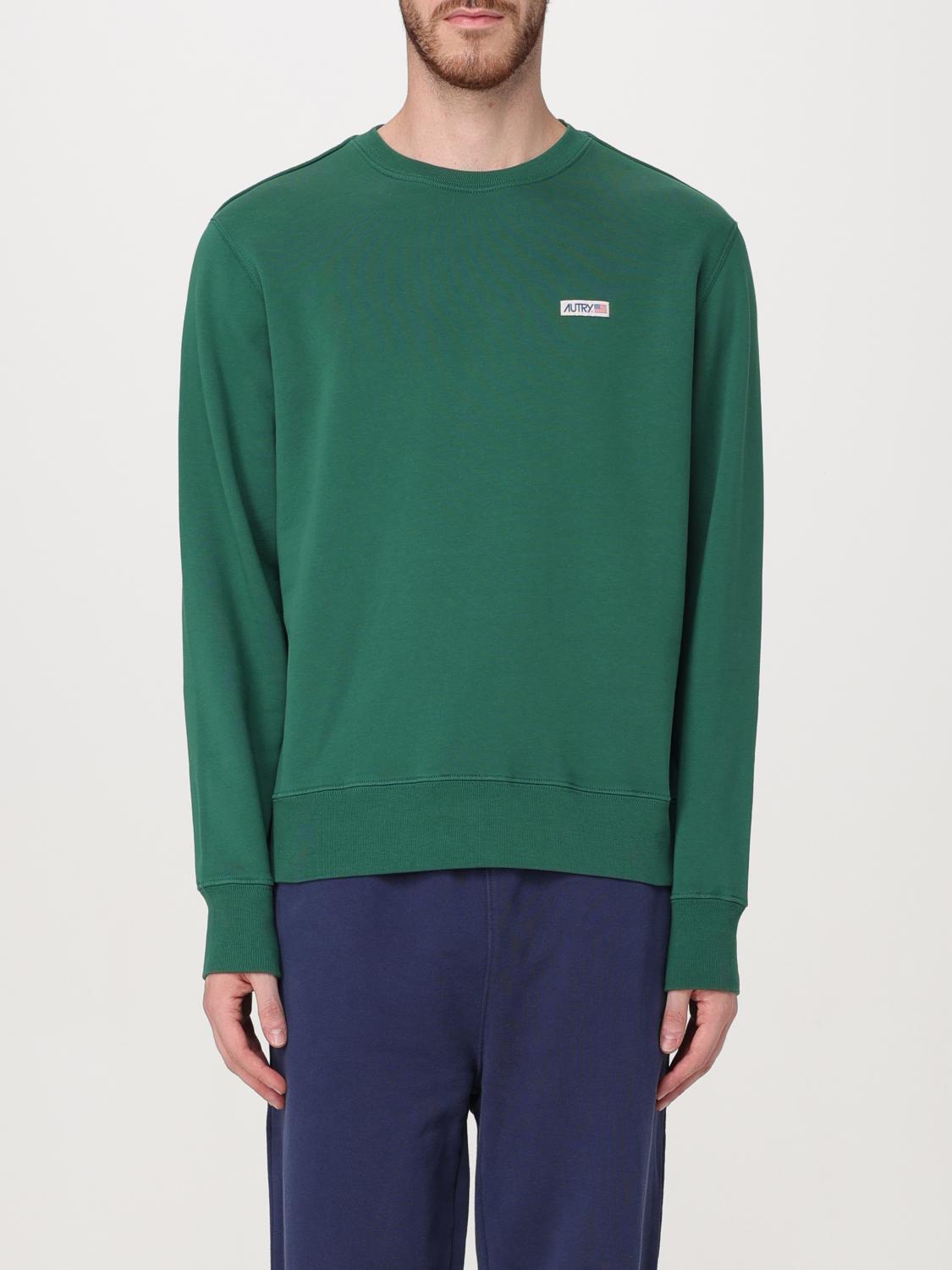 Shop Autry Sweatshirt  Men Color Green In Grün