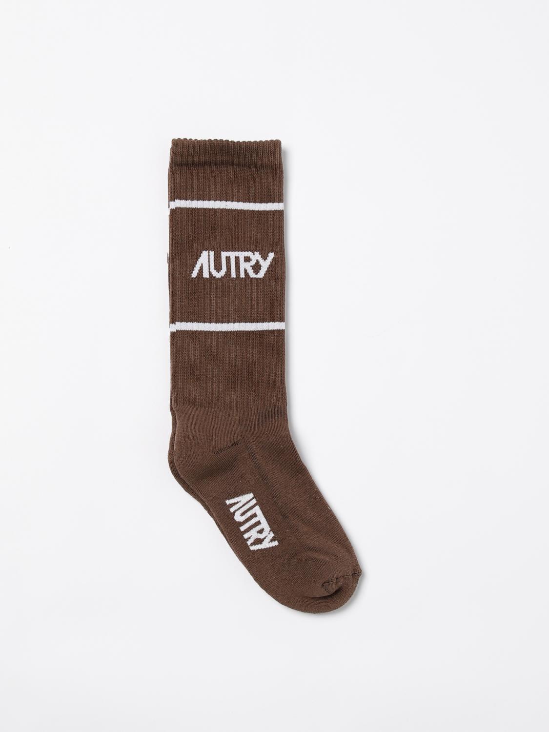 Autry Socks Men Color Brown In Braun