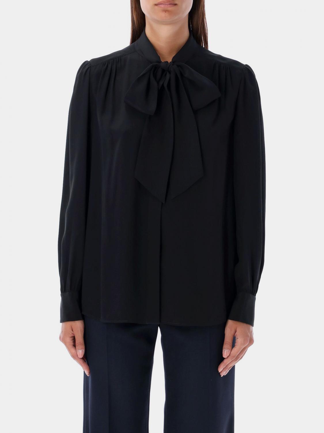 Shop Chloé Shirt  Woman Color Black In Schwarz