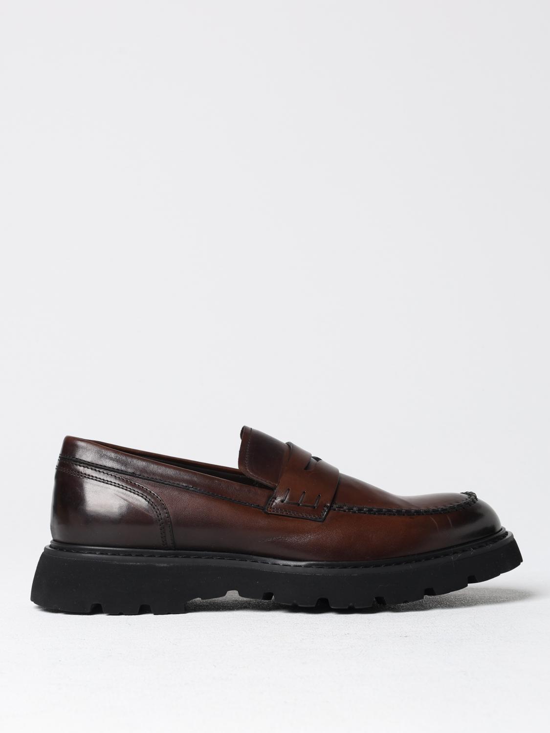 Shop Doucal's Loafers  Men Color Brown In Braun