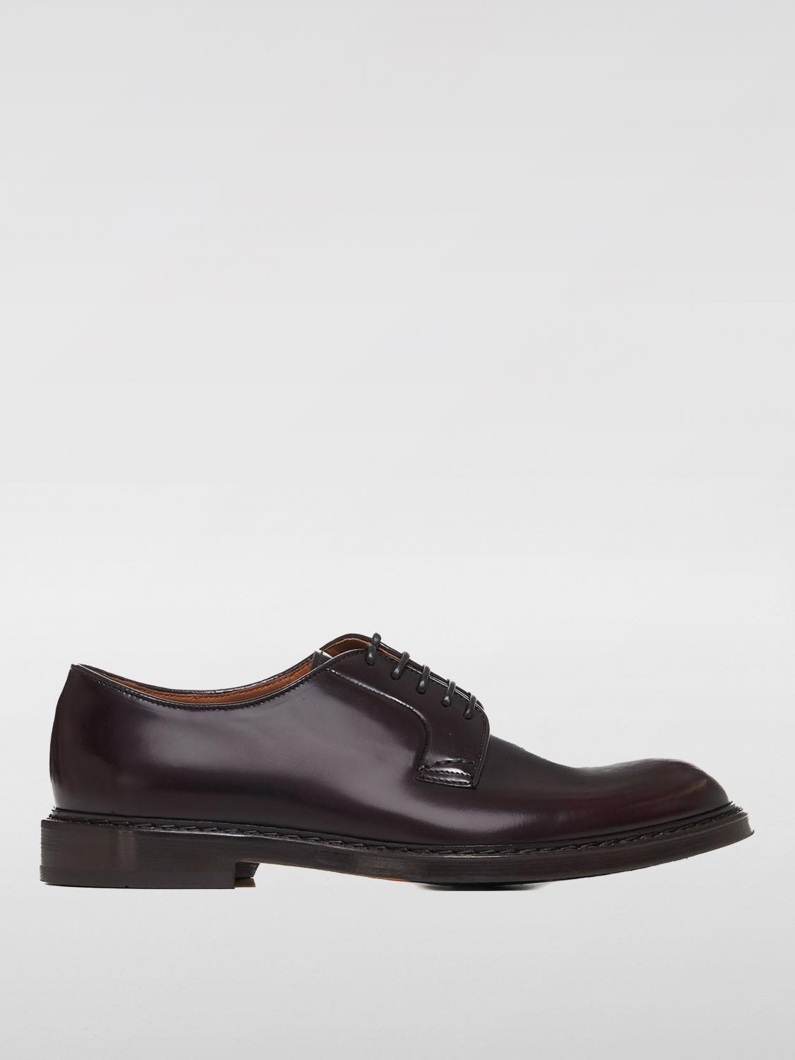 Shop Doucal's Brogue Shoes  Men Color Burgundy In Burgunderrot