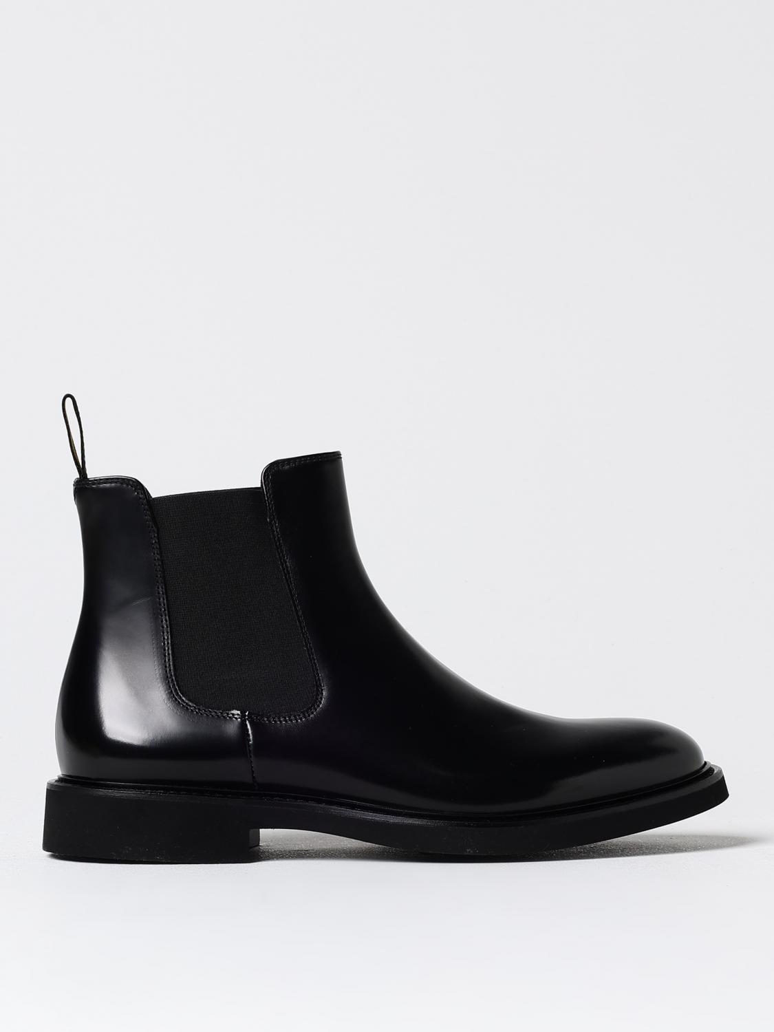 Shop Doucal's Boots  Men Color Black In Schwarz