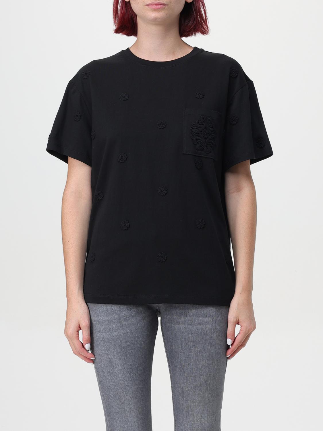 Shop Twinset T-shirt Woman Color Black In Schwarz
