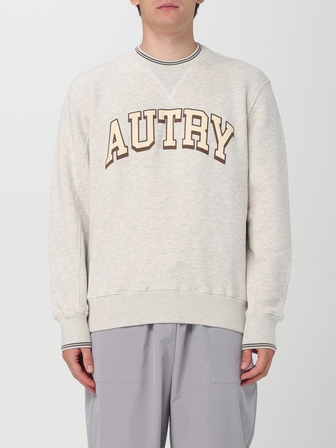 Shop Autry Sweatshirt  Men Color White In Weiss