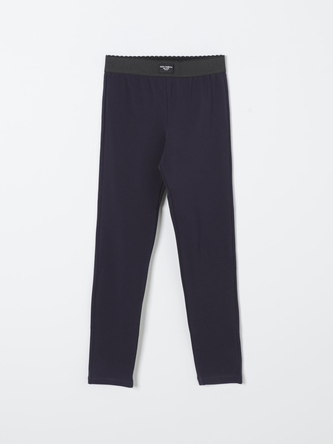 Shop Dolce & Gabbana Pants  Kids Color Blue In Blau