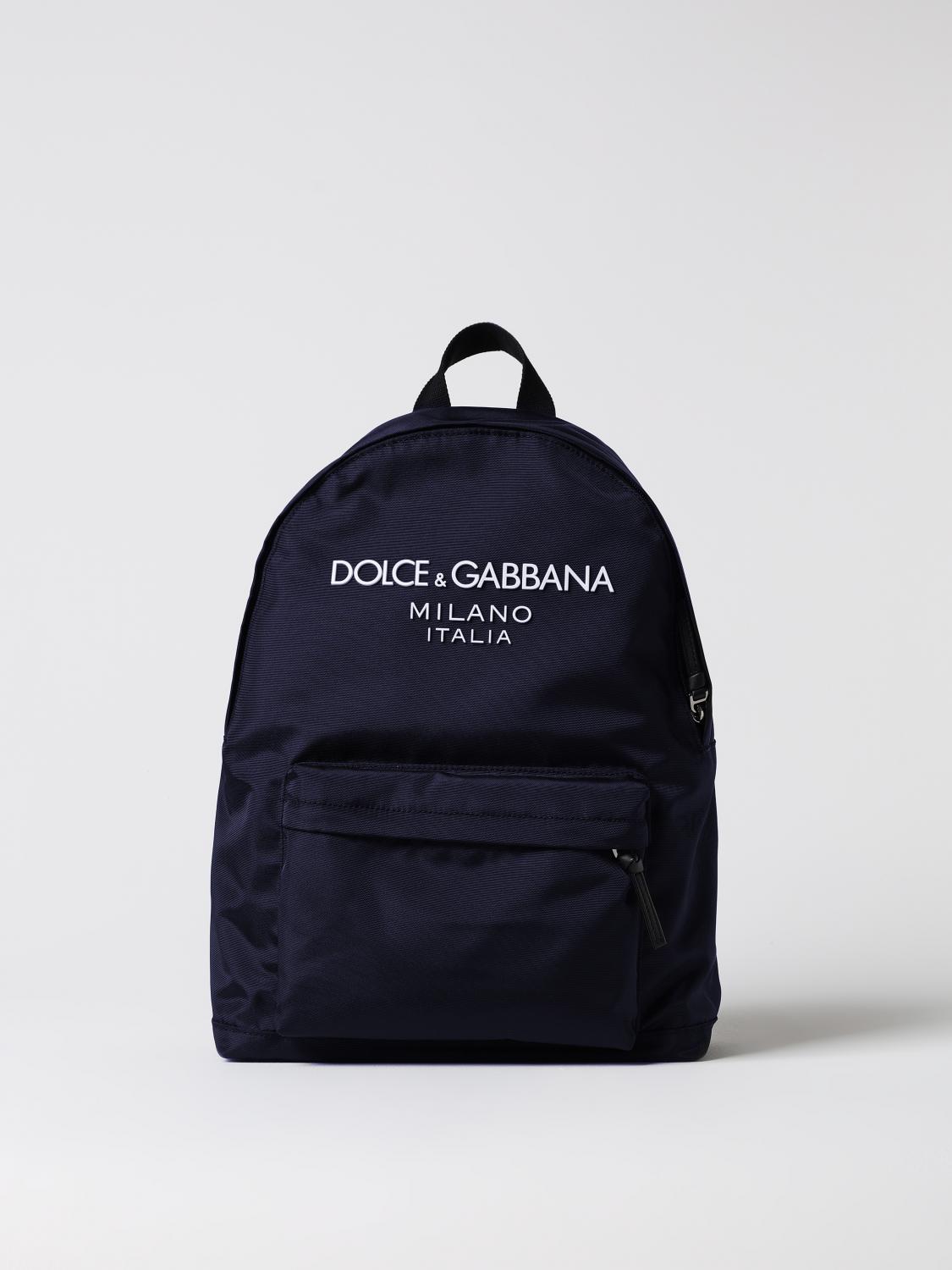 Shop Dolce & Gabbana Duffel Bag  Kids Color Blue In Blau