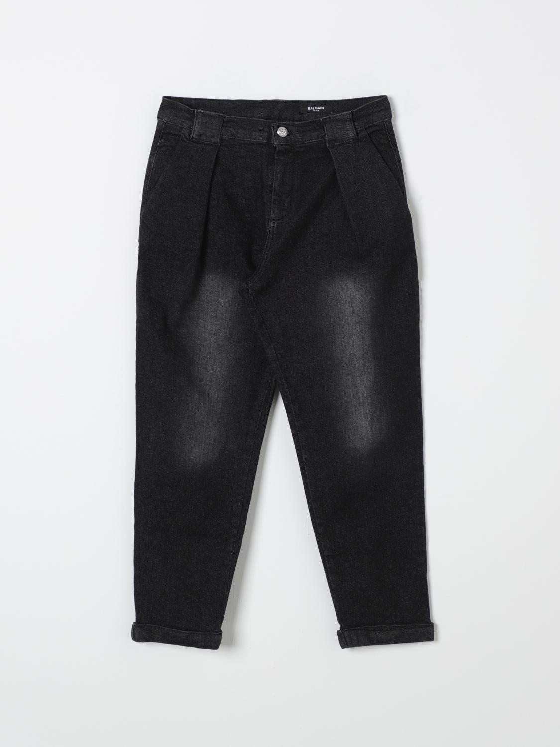 BALMAIN JEANS BALMAIN KIDS COLOR GREY F88465020