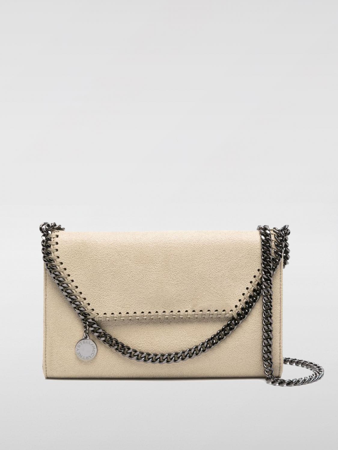 Stella Mccartney Falabella Mini Shoulder Bag In Brown
