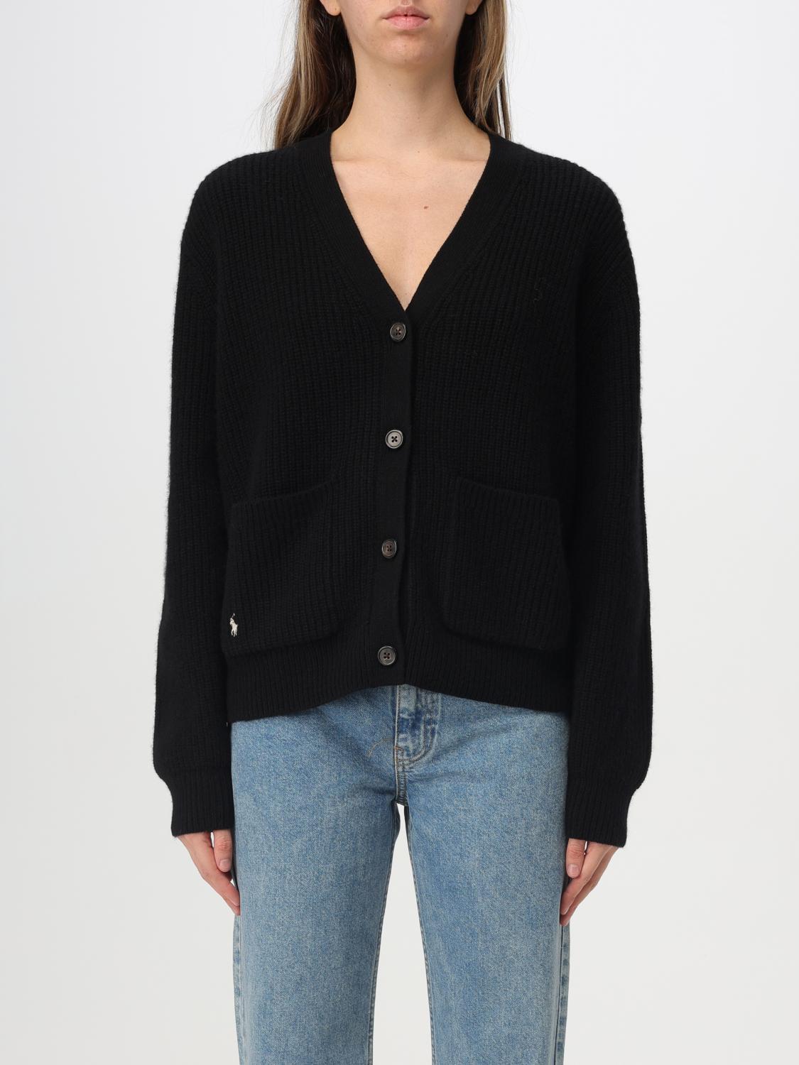 POLO RALPH LAUREN CARDIGAN POLO RALPH LAUREN WOMAN COLOR BLACK F88582002