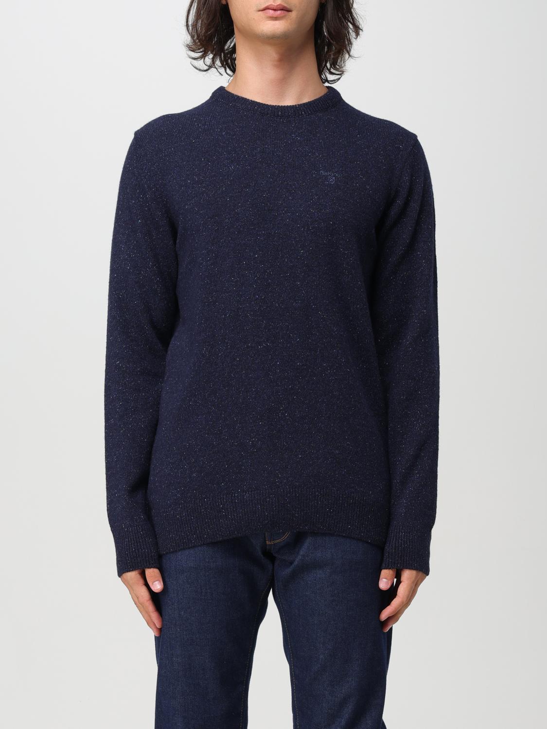 Shop Barbour Sweater Men Color Blue In Blau