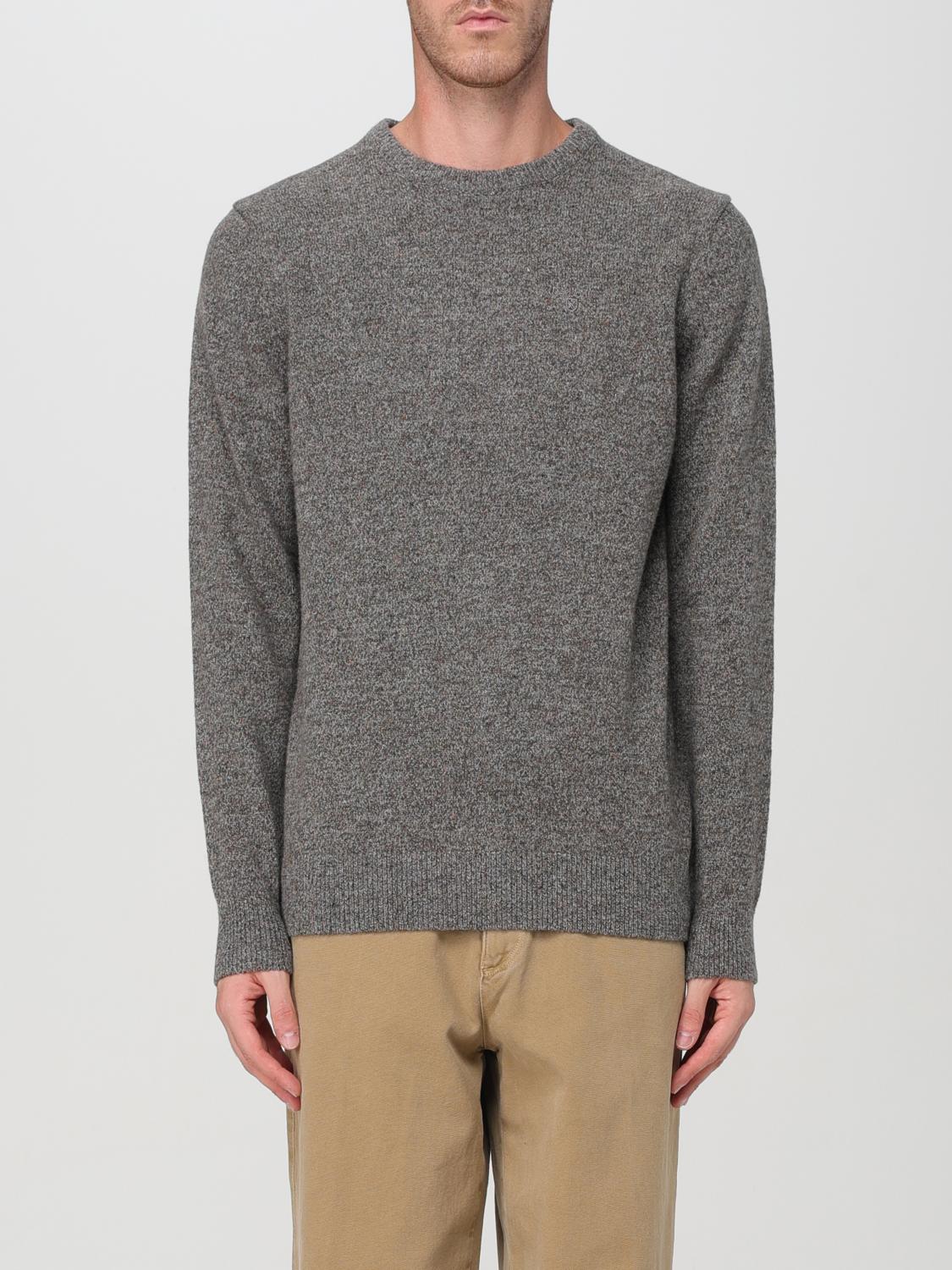 Shop Barbour Sweater  Men Color Grey In Grau