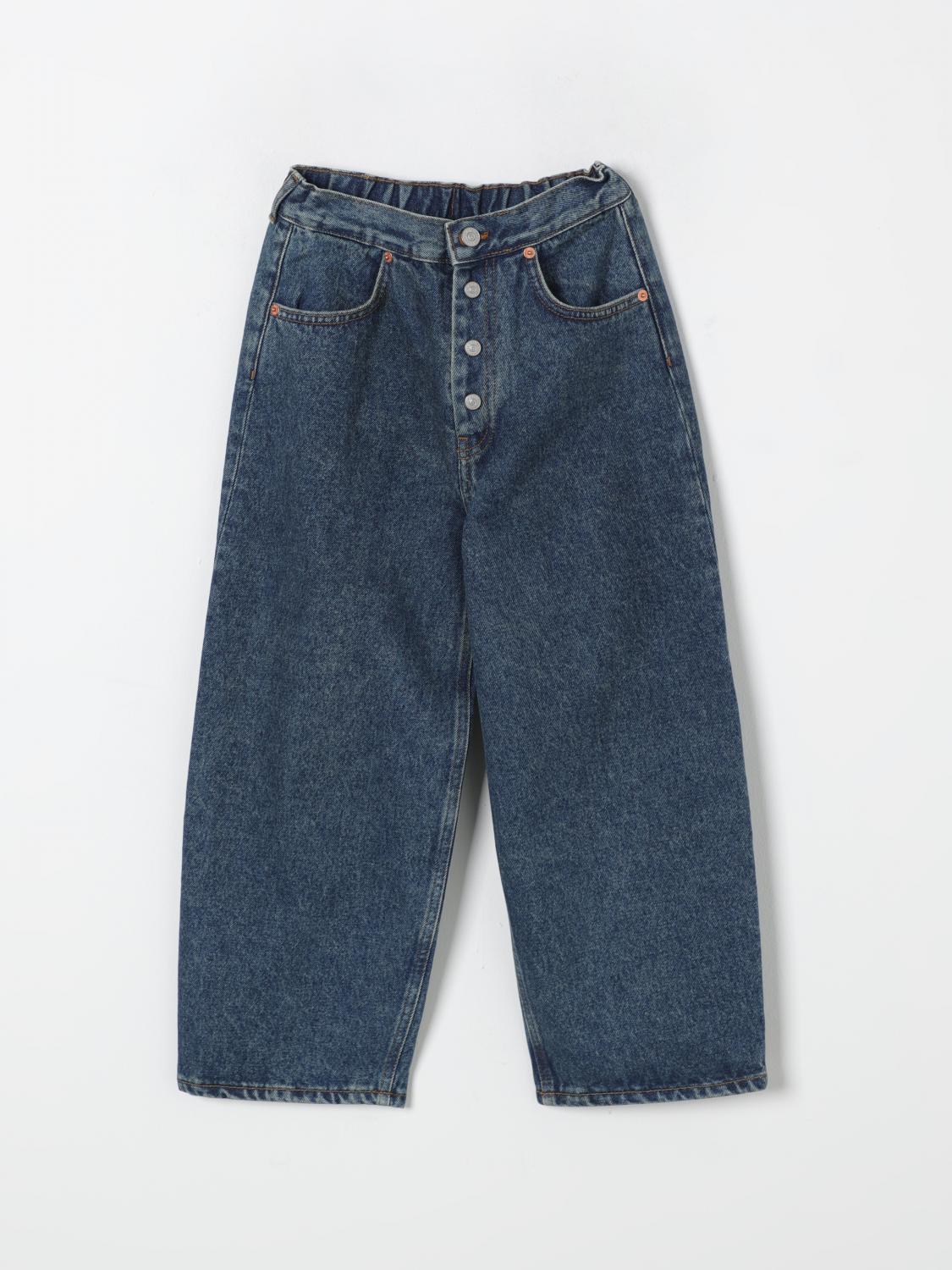 Shop Mm6 Maison Margiela Jeans  Kids Color Blue In Blau