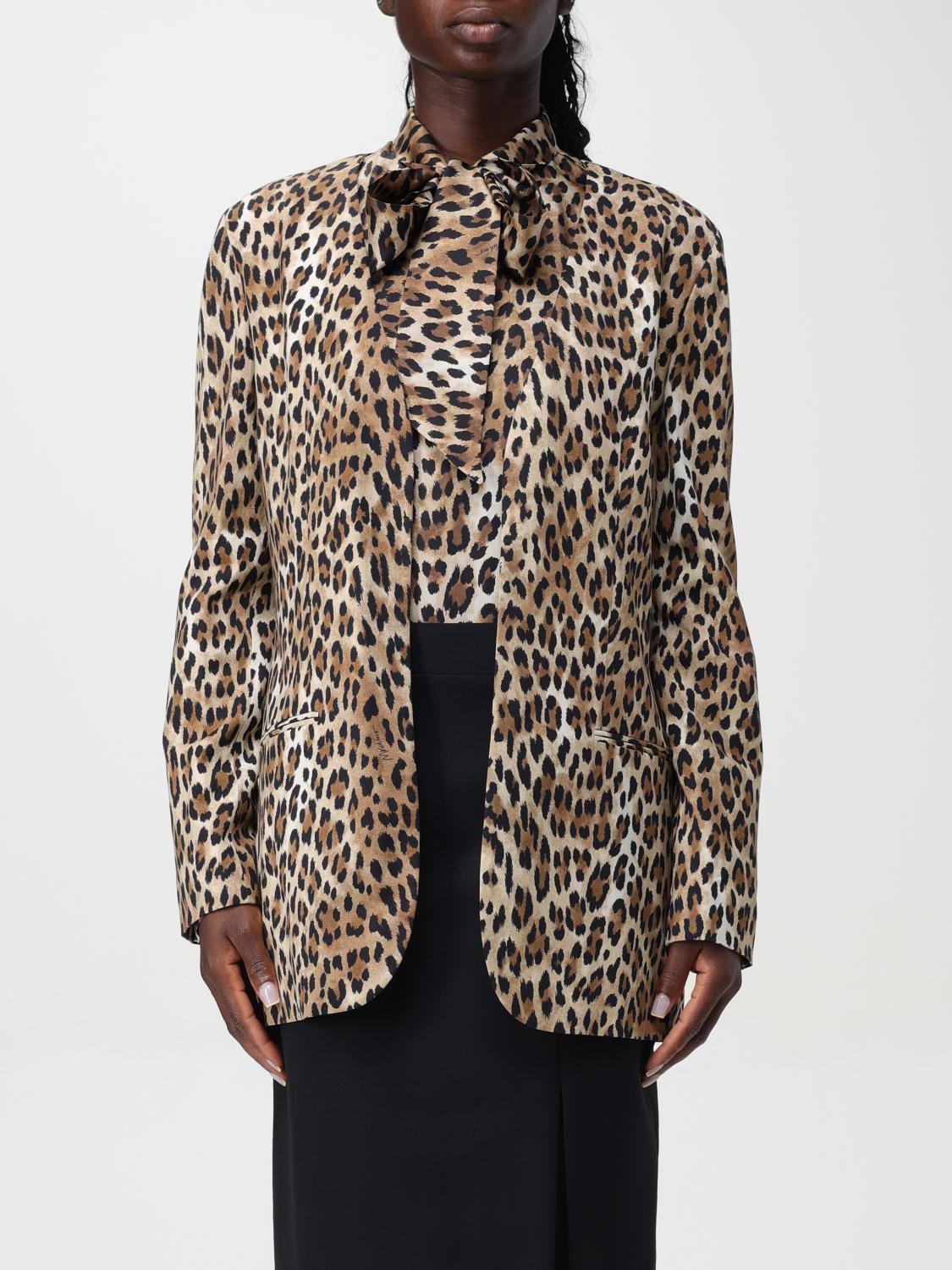 Moschino Blazer  Couture Woman Color Beige In Beige