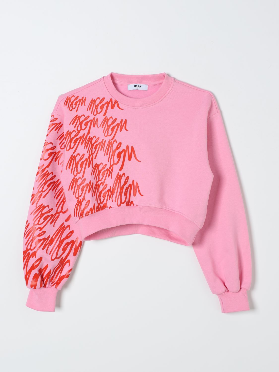 Shop Msgm Sweater  Kids Kids Color Pink