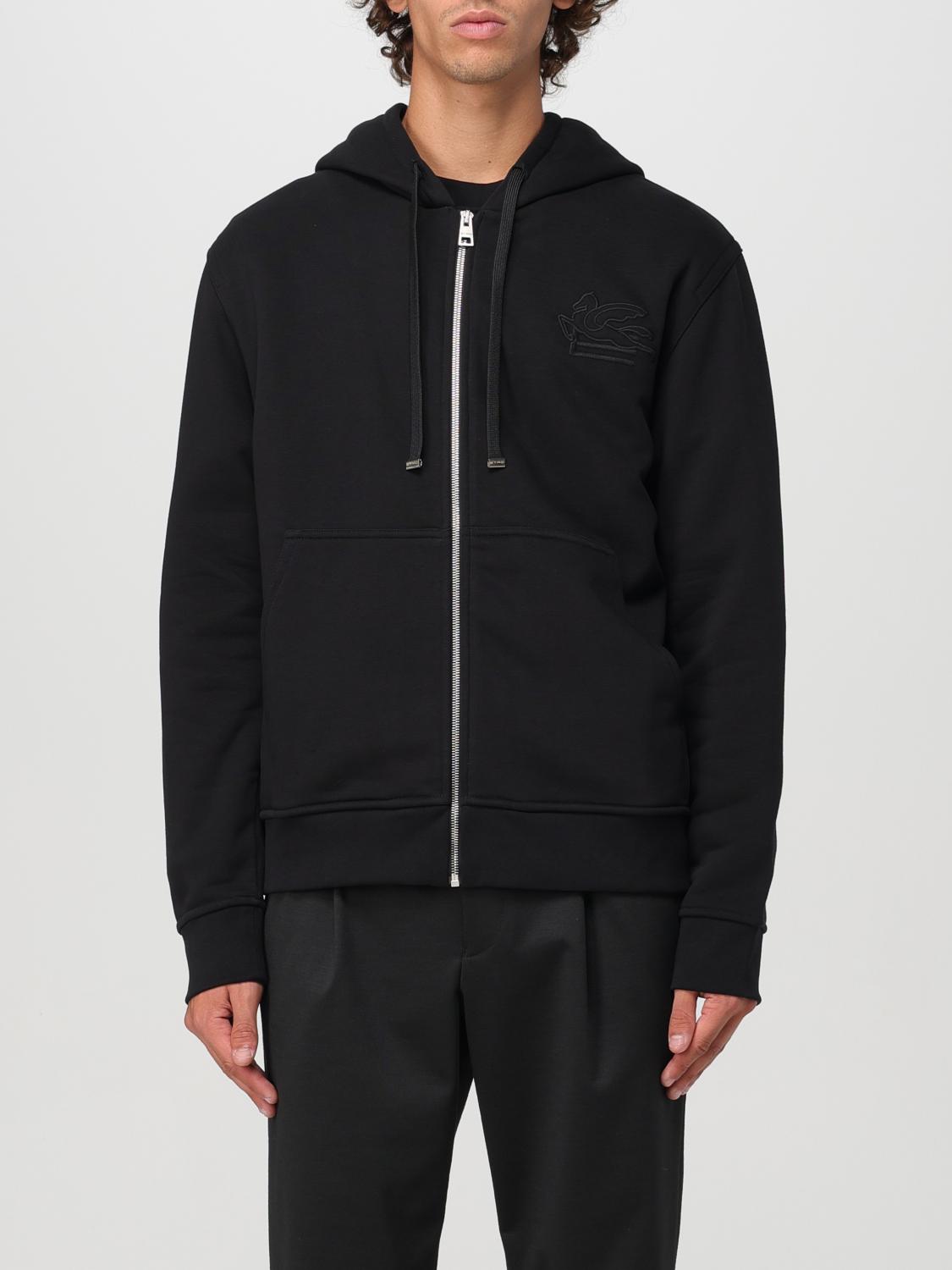 Shop Etro Sweatshirt  Men Color Black In Schwarz