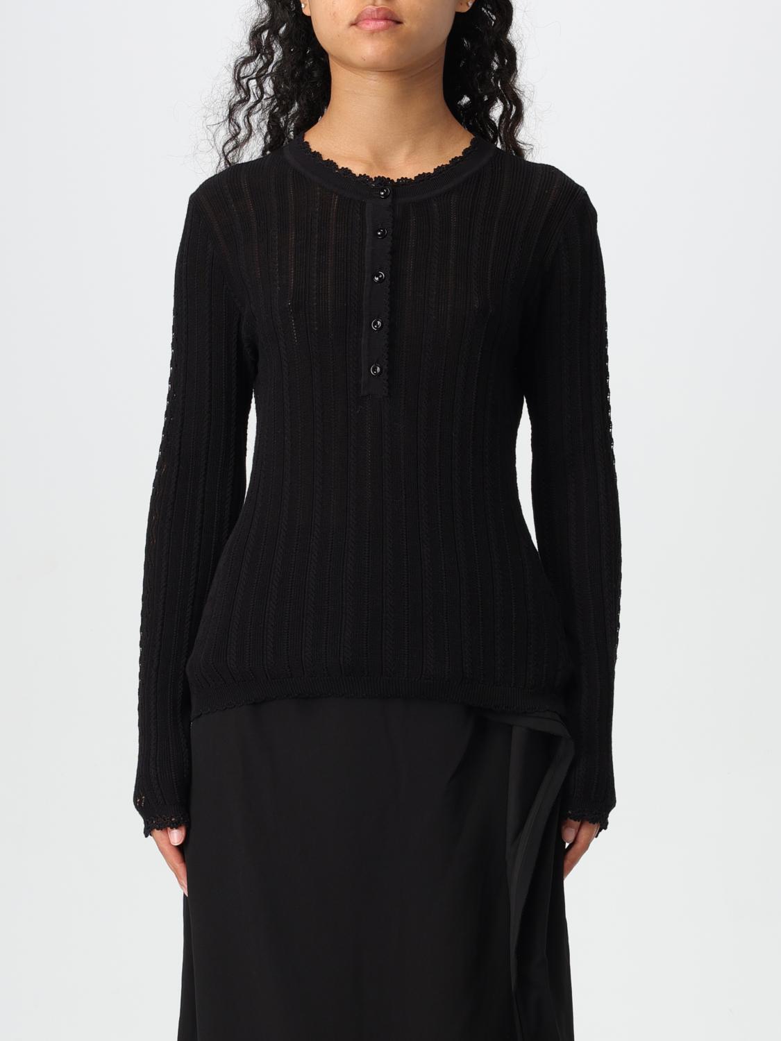 Shop Ulla Johnson Sweater  Woman Color Black In Schwarz