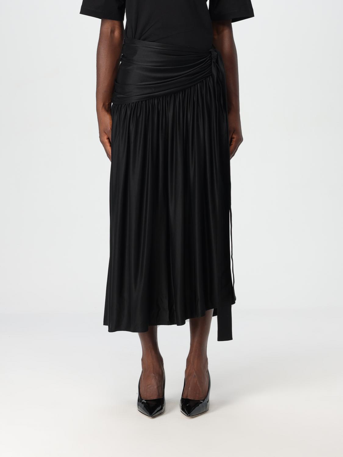 Shop Rabanne Skirt  Woman Color Black In Schwarz