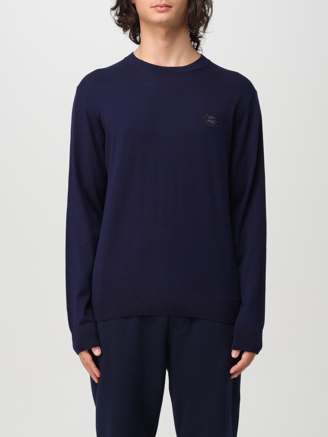 Shop Etro Sweater  Men Color Blue In Blau